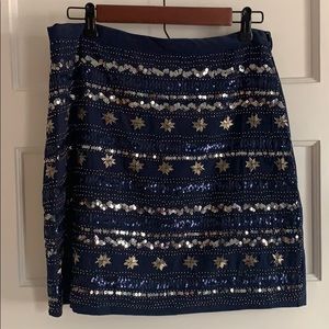 Navy night out skirt